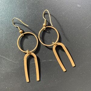 Handmade Brass Earrings